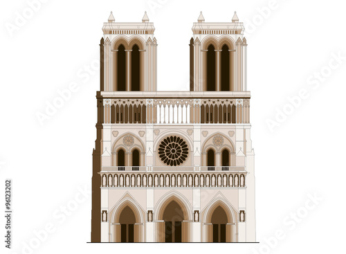 Cathedral Notre-Dame de Paris in France - 2