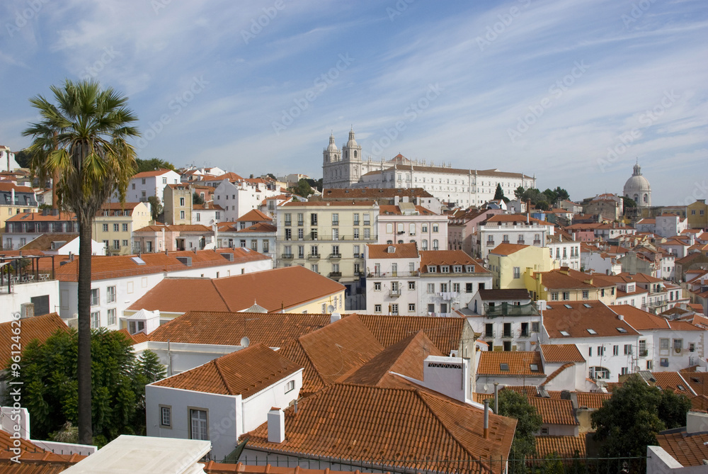 Blick über Lissabon - Portugal