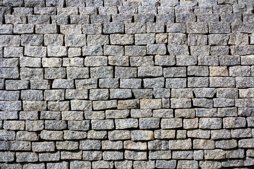 Fototapeta premium gray bricks wall texture