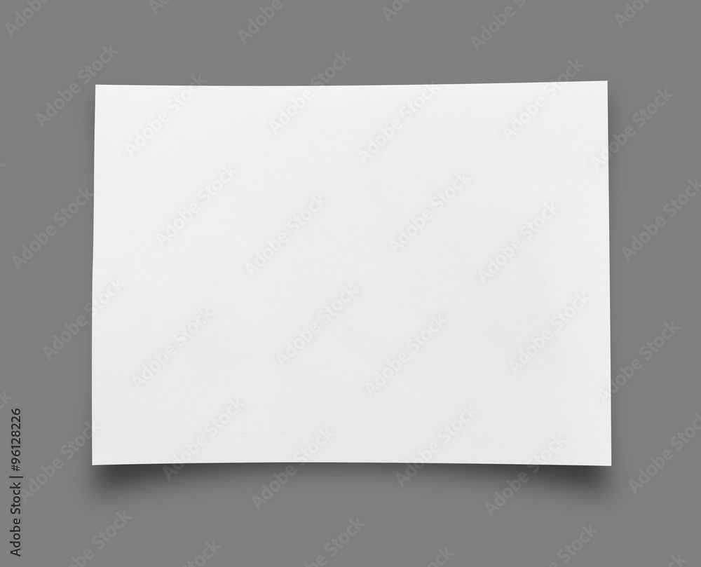 piece of ripped white paper on gray background piece of ripped white paper on gray background