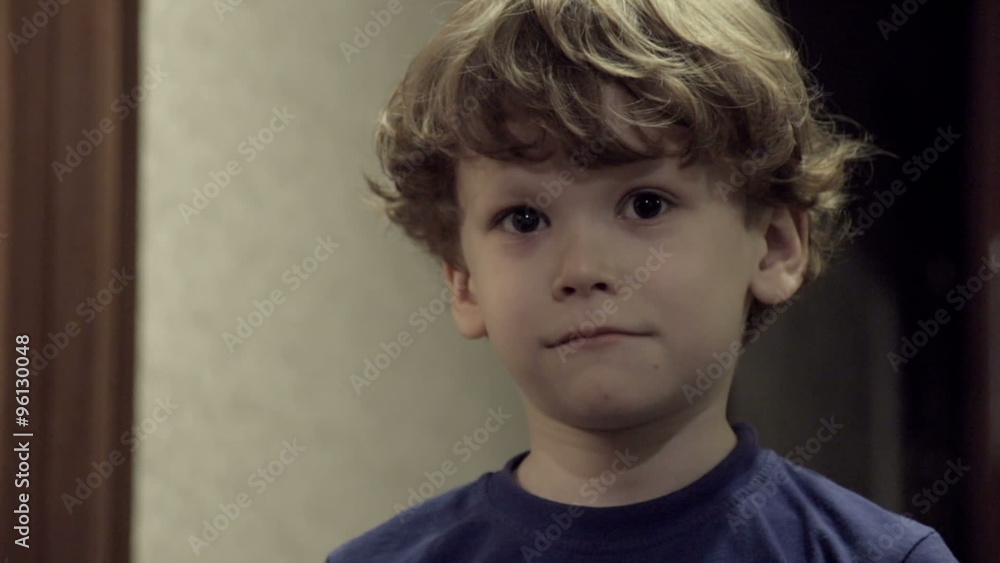Surprised Curly Boy Surprised Curly Boy