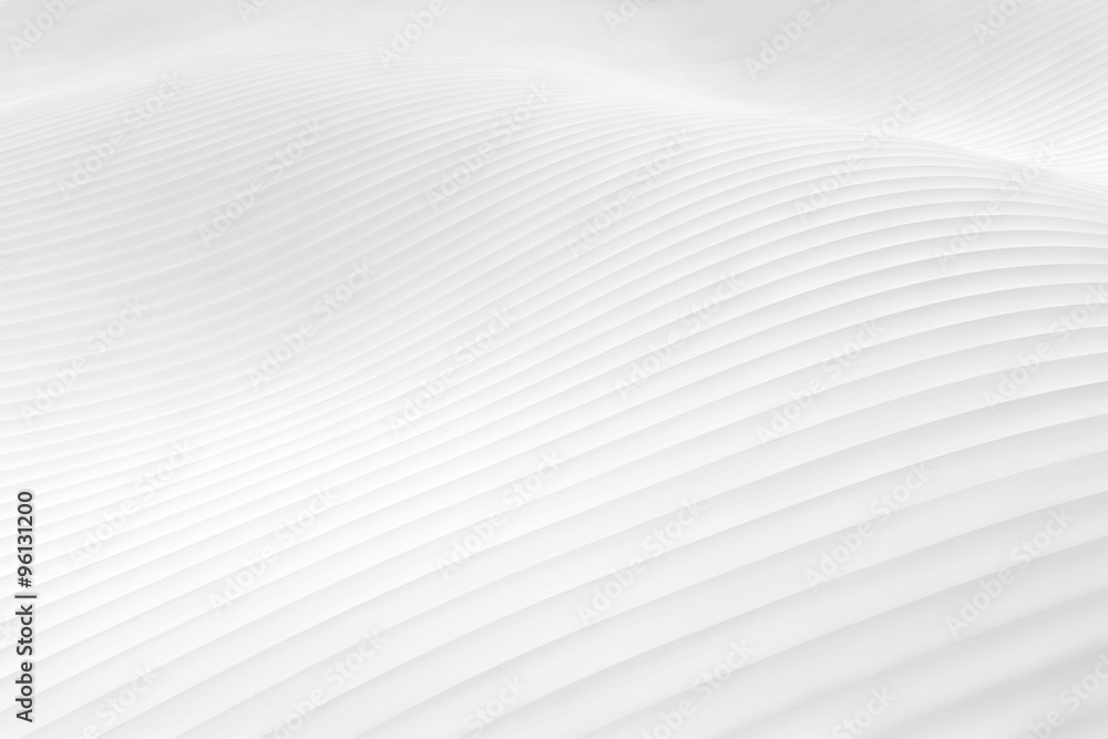 White snowy surface hills or white dunes - wavy abstract landscape background