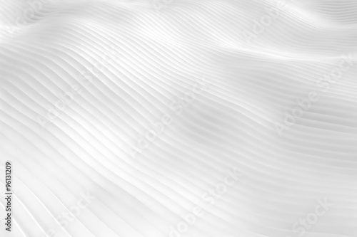 White snowy surface hills or white dunes - wavy abstract landscape background