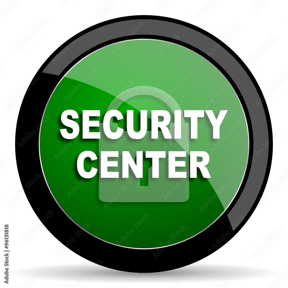 security center green web glossy icon with shadow on white background security center green web glossy icon with shadow on white background