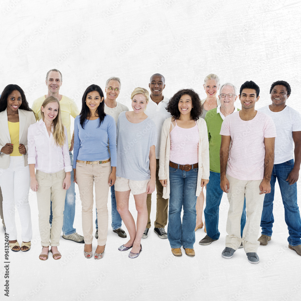 Obraz premium People Diversity Casual Group Ethnicity Community Concept