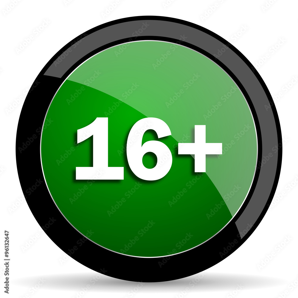 adults green web glossy icon with shadow on white background adults green web glossy icon with shadow on white background