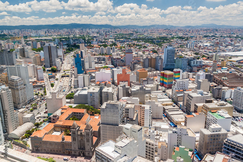 Aerial view of Sao Paulo, Brazil