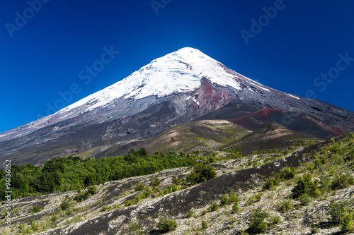 View of Osorno volcano, Chile