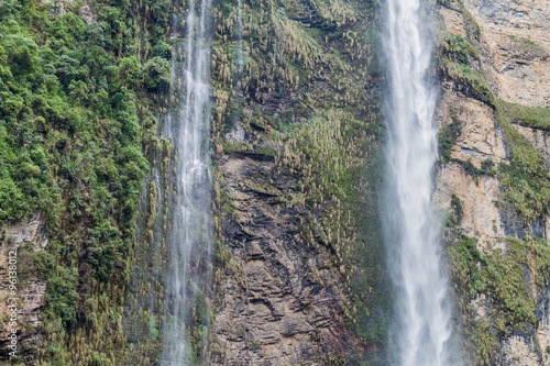 Catarata de Gocta - one of the highest waterfalls in the world  northern Peru.