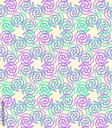 Geometric seamless pattern background with twist line style.