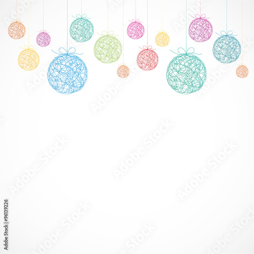 fond abstrait,boule de noël,suspendu