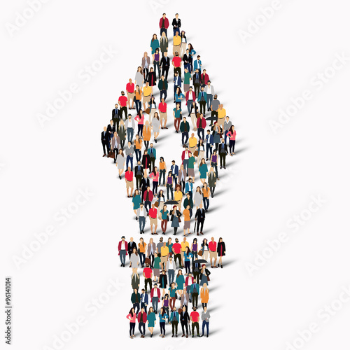 group  people shape  fountain pen