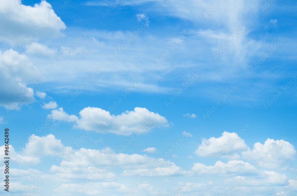 Obraz premium Sunny day. Blue sky.