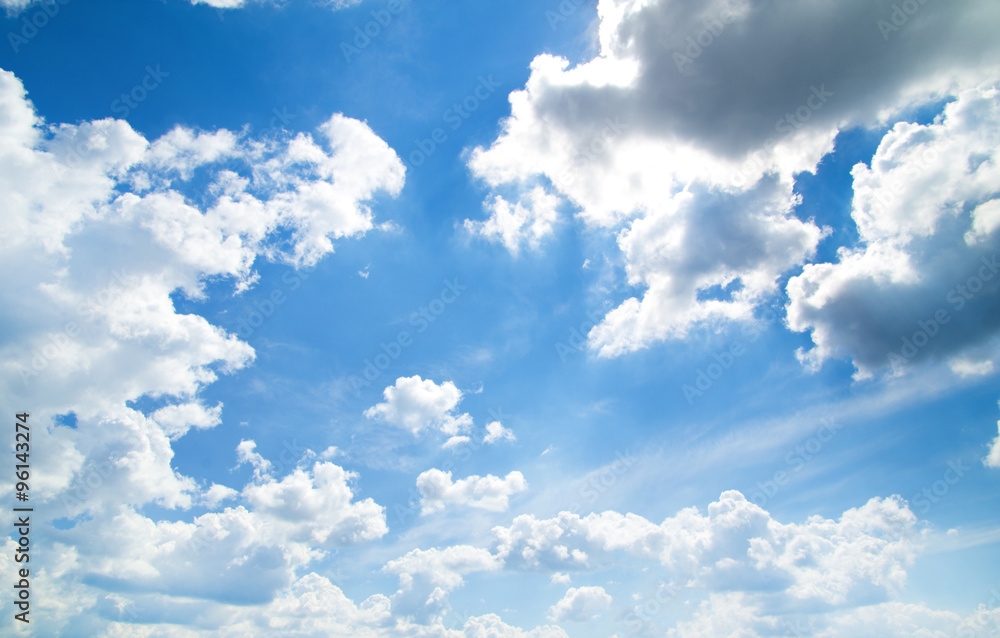 Naklejka premium blue sky