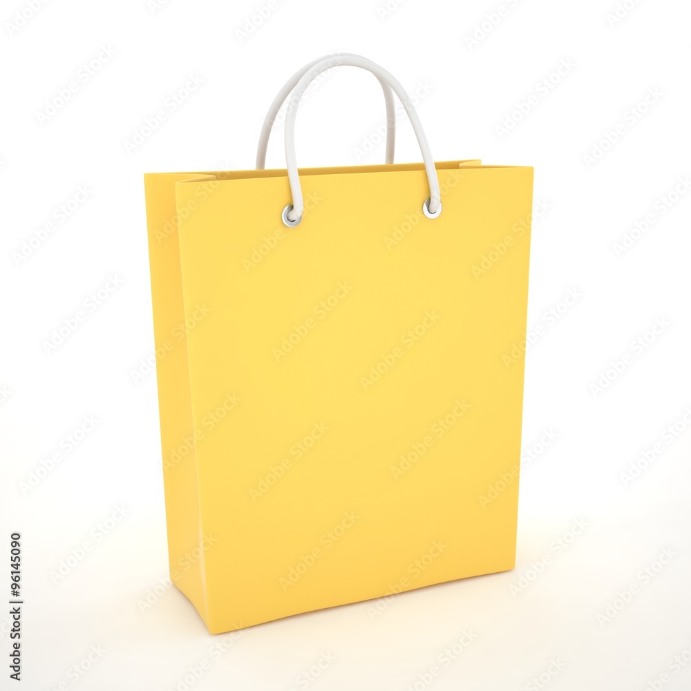 Paper Shopping Bag isolated on white background Paper Shopping Bag isolated on white background