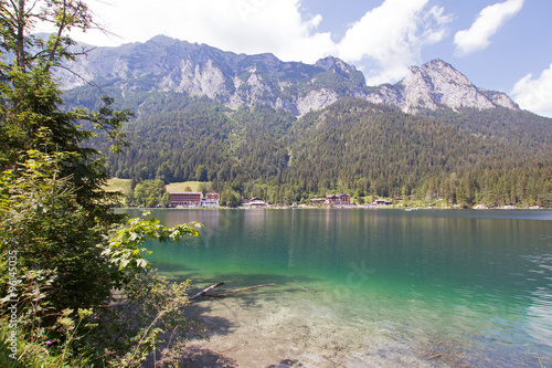 Lake near the mountain