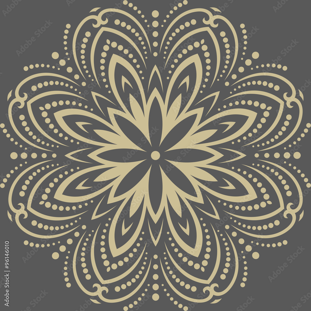 Oriental Abstract Pattern Oriental Abstract Pattern