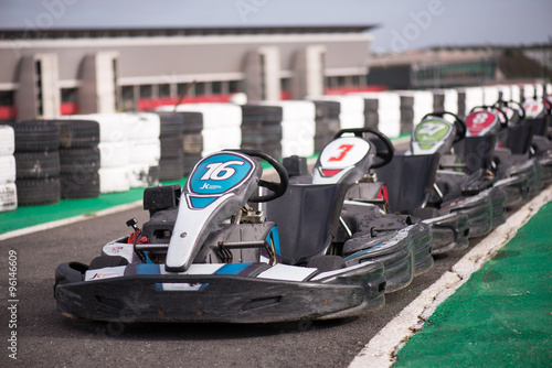  Portimao, Portugal-Machine kart before the start