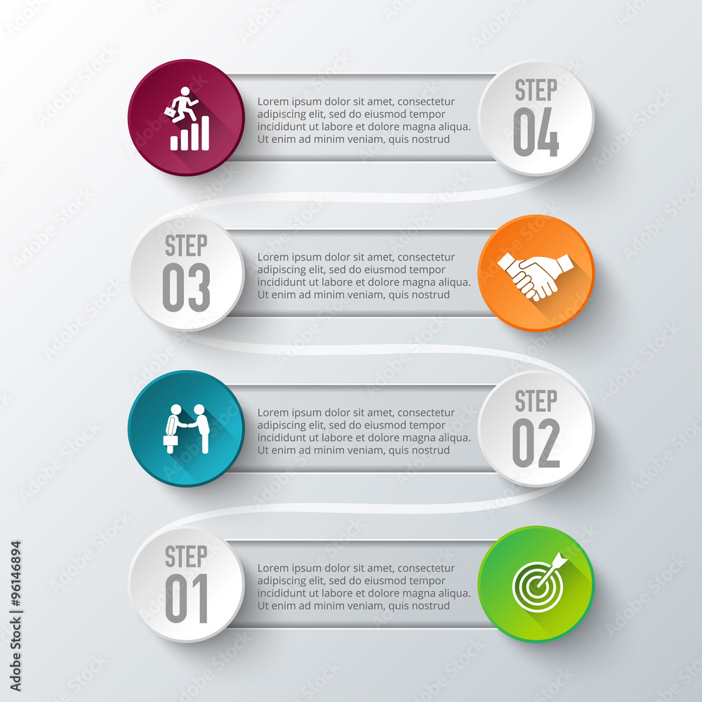 Vector infographic design template. Vector infographic design template.
