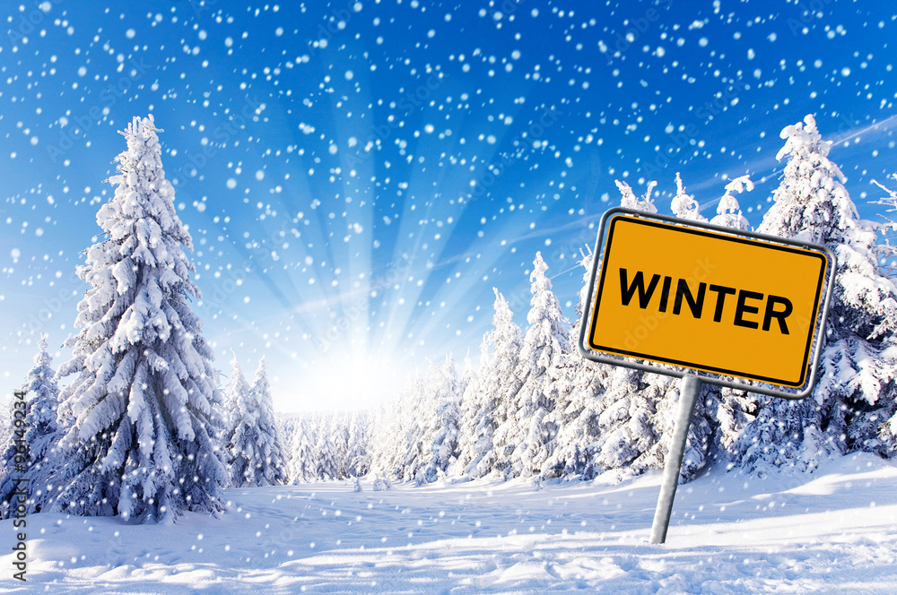 Winteranfang StockFoto Adobe Stock