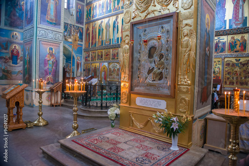 The Valdai Iver Svyatoozersky Virgin Monastery. Interior Iversky
