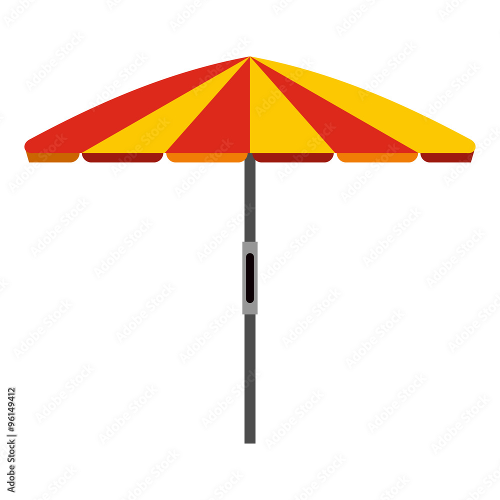 Obraz premium Beach umbrella icon