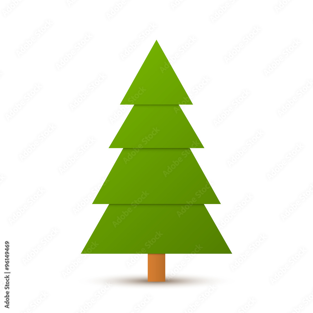 Abstract Fir Tree
