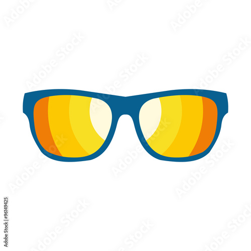 Sunglasses flat icon