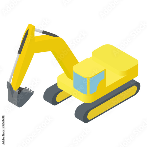 Isometric excavator ison