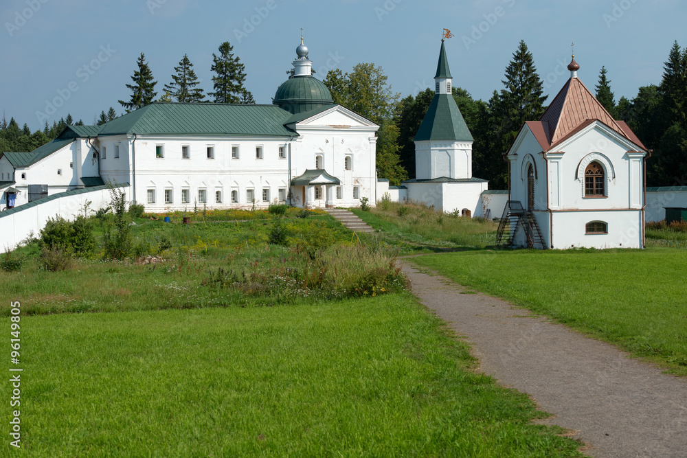 The Valdai Iver Svyatoozersky Virgin Monastery. Church of the Holy Righteous JAMES Borovichskye