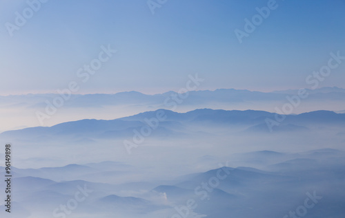 Photo of beautiful landscape with mountains © viperagp