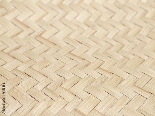 close up woven bamboo pattern