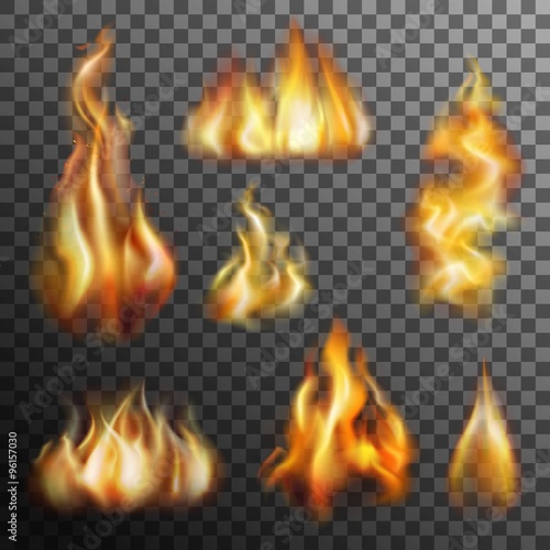 Fire Transparent Set