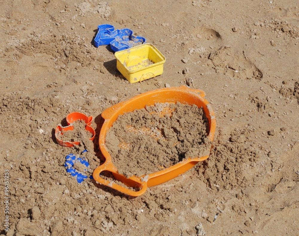 Beach Toys in Sand