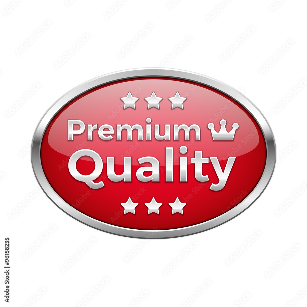 Red premium quality plate in silver frame Red premium quality plate in silver frame