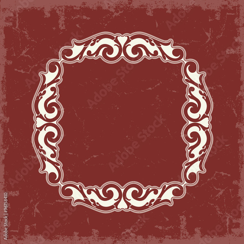 Frame in vintage style