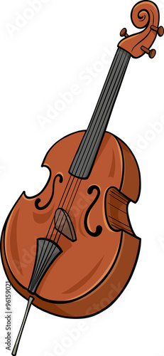 double bass cartoon clip art
