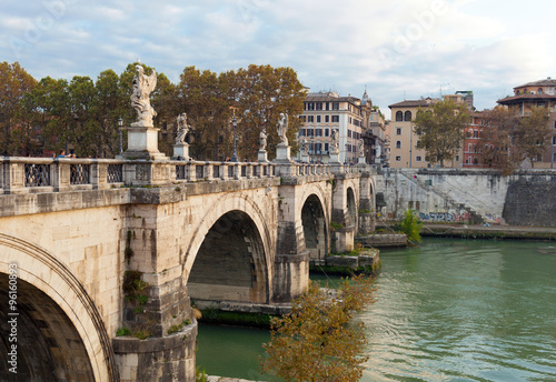 The Bridge of Ponte Sant'Angelo, Rome © Antonio Gravante