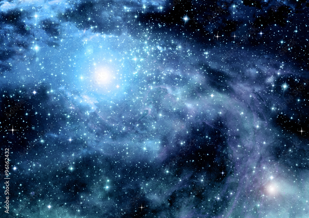 Obraz premium galaxy in a free space