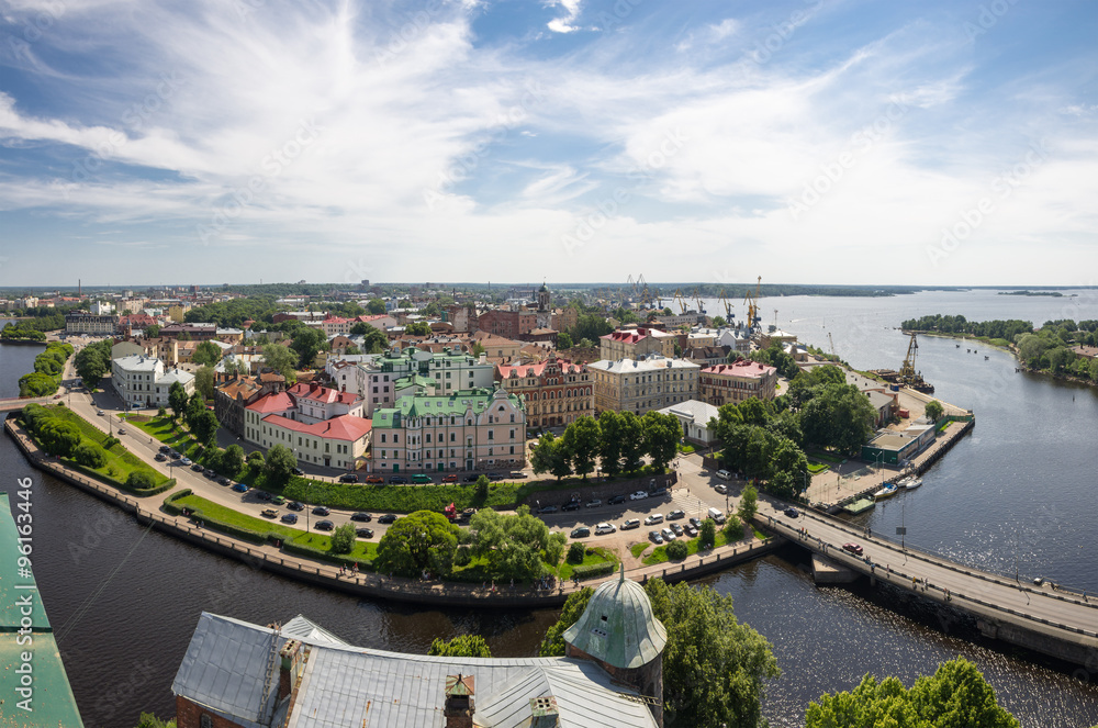 Old buildings of Vyborg