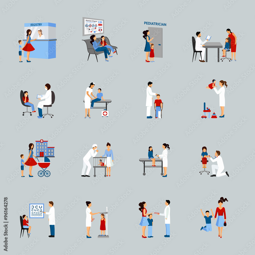 Children Doctor Pediatrician Set Children Doctor Pediatrician Set