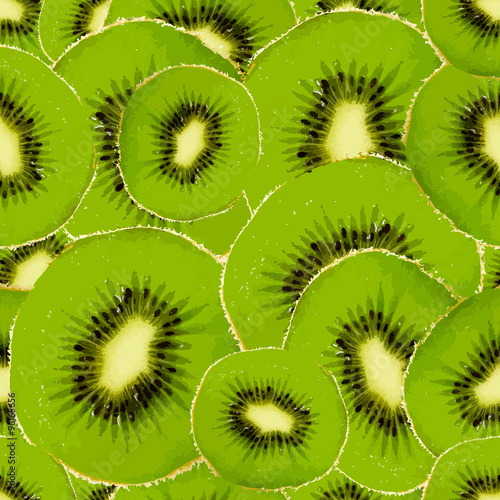 Abstract backgrounds of juicy kiwi.Pattern.Vector