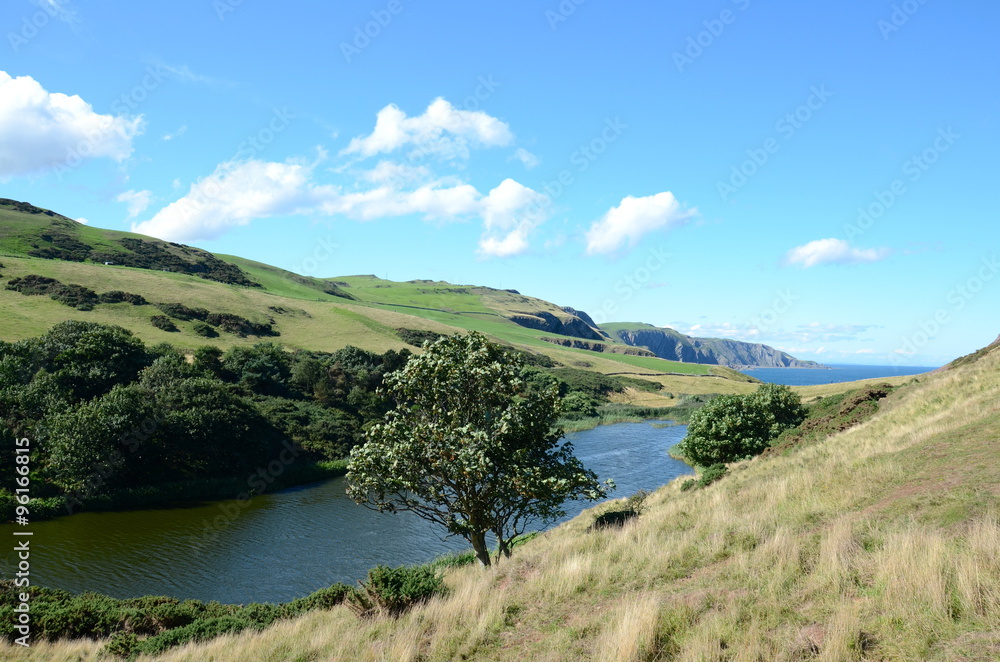 The Mire Loch at St Abbs Head, Scotland