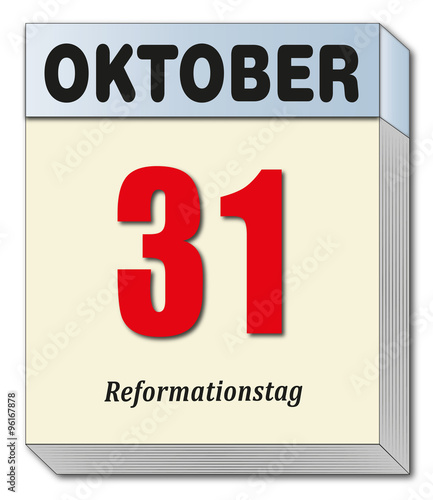Kalenderblatt Reformationstag