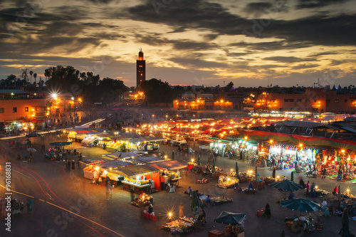 Jamaa el Fna (also Jemaa el-Fnaa, Djema el-Fna or Djemaa el-Fnaa photo