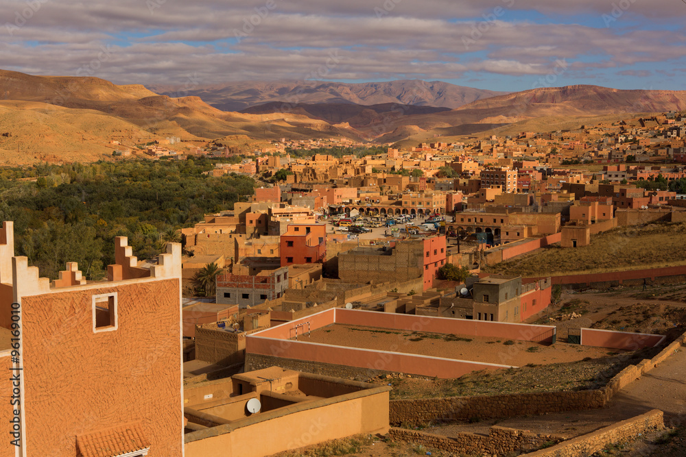 Boumalne Dades city near to Gorges de Dades, Morocco