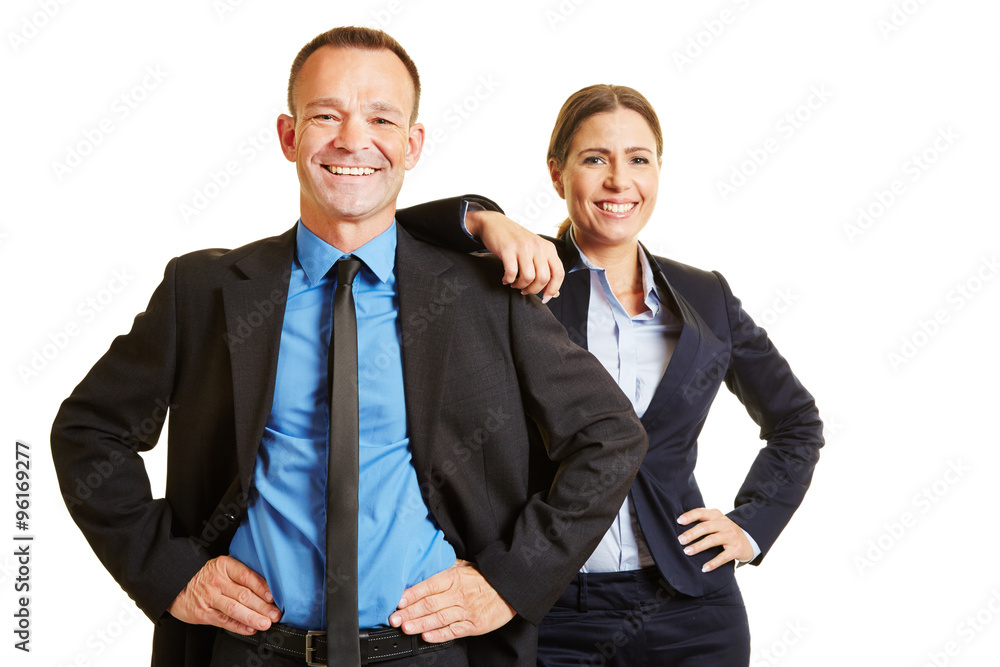 Mann und Frau als Business Team Mann und Frau als Business Team