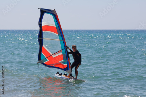 Little windsurfer