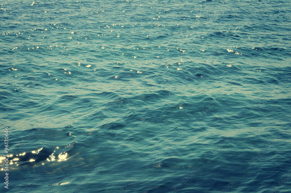 Naklejka premium Sea surface of the water. Water background
