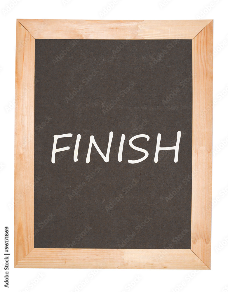 Fototapeta premium Blackboard with finish